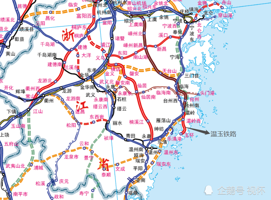 浙江铁路发展的好消息不断未来杭州将有3条普铁11条高铁