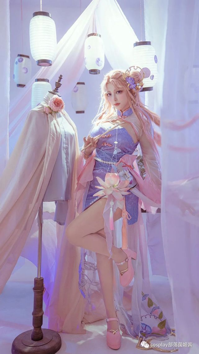 cos:王者荣耀王昭君乞巧织情cos正片@枣糕