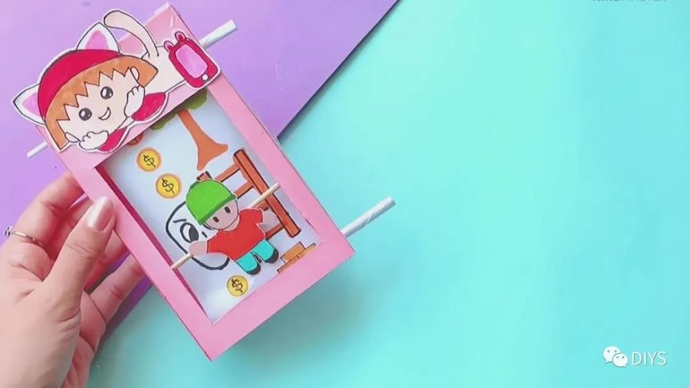 "手工制作"简单又好玩的迷你游戏机!_腾讯新闻