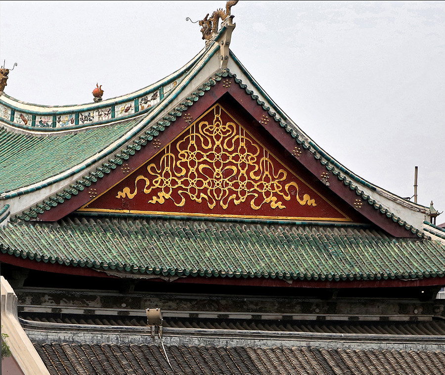 歇山花.摄于烟台福建会馆.