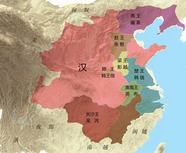 汉朝地图全盛图片