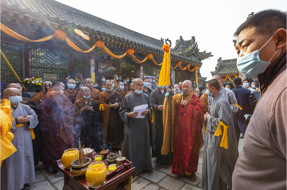 圣境法讯|悲明老和尚追思法会在五台山龙泉寺举行