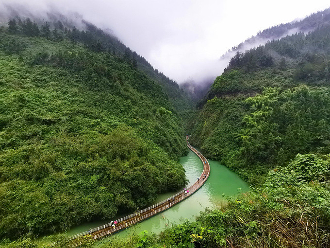 被稱之為修真諾亞方舟恩施獅子關和屏山景區篇