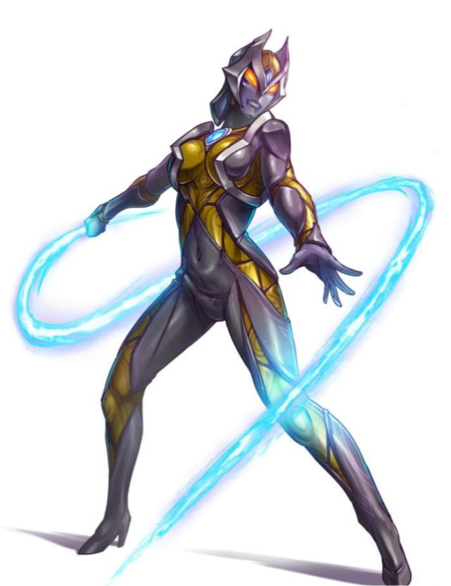 特利迦奥特曼黑田手绘卡蜜拉和卡尔蜜拉同人图恋人都是负心汉