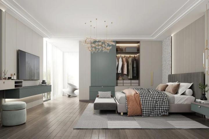 2021卧室配色发布,"轻奢"设计引领时尚新风潮