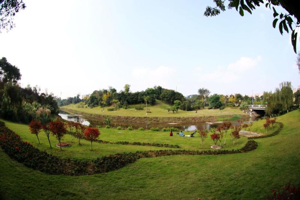 玉帶河溼地公園 龍馬潭區融媒體中心供圖