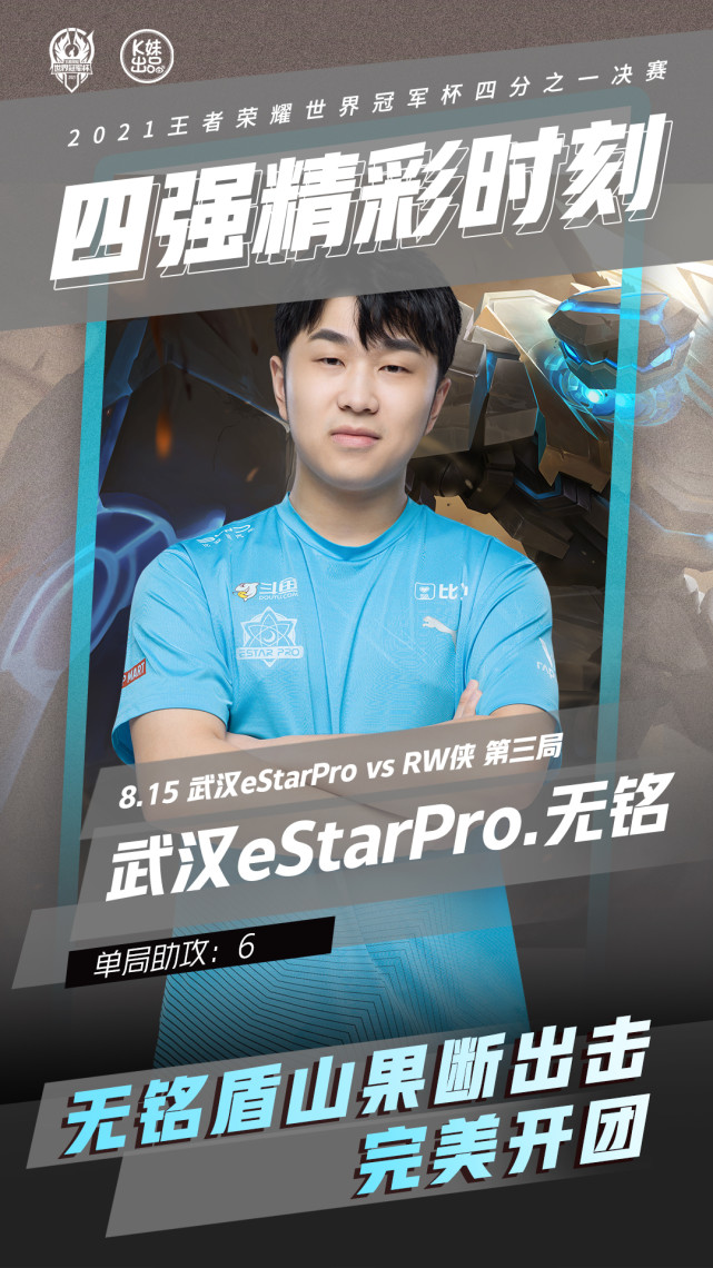 武汉estarpro.无铭盾山果断出击,完美开团.