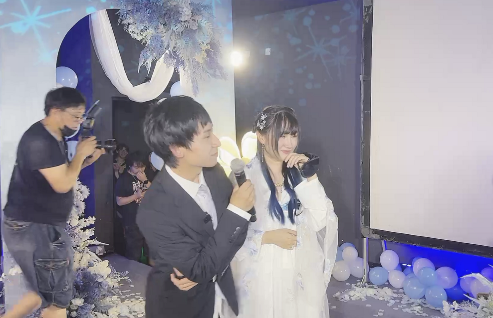 梦泪求婚现场ag全员当花童大半个kpl送祝福兮兮哭成泪人