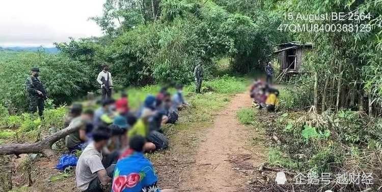 58名缅甸人偷渡出境寻找工作机会,被边境巡逻人员抓获