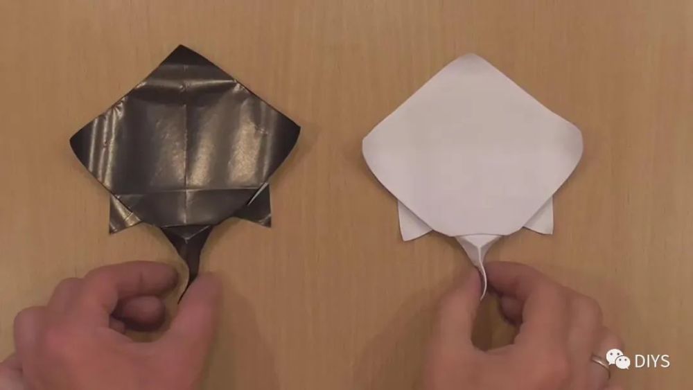 手工折纸可爱的鳐鱼