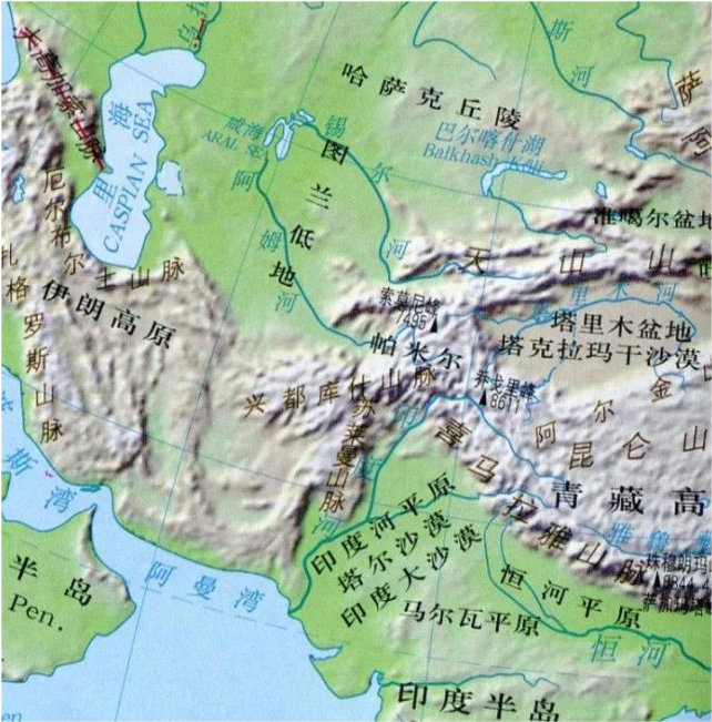 喷赤河是阿富汗与塔吉克斯坦的界河,上游是瓦罕河,下游是阿姆河
