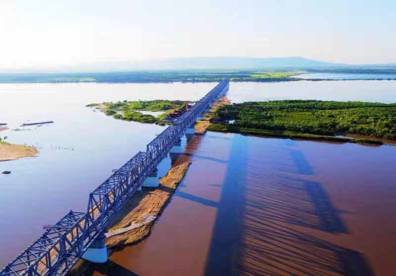 中俄黑龙江大桥图片