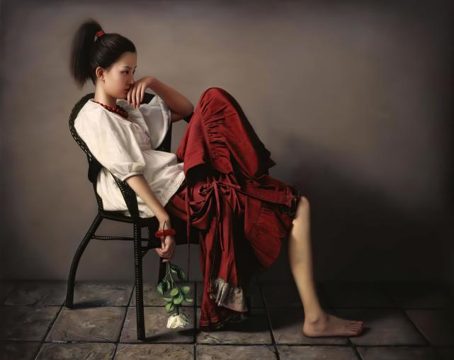 有美一人 清扬婉兮——青年画家王柔用油画描绘东西兼具、宜古宜今的女性之美