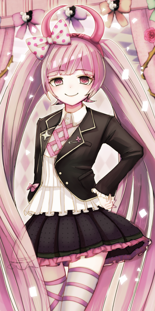 《弹丸论破》空木言子,动漫全面屏壁纸,讨厌温柔