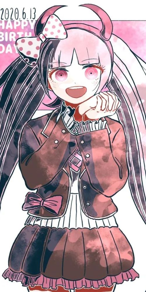 《弹丸论破》空木言子,动漫全面屏壁纸,讨厌温柔