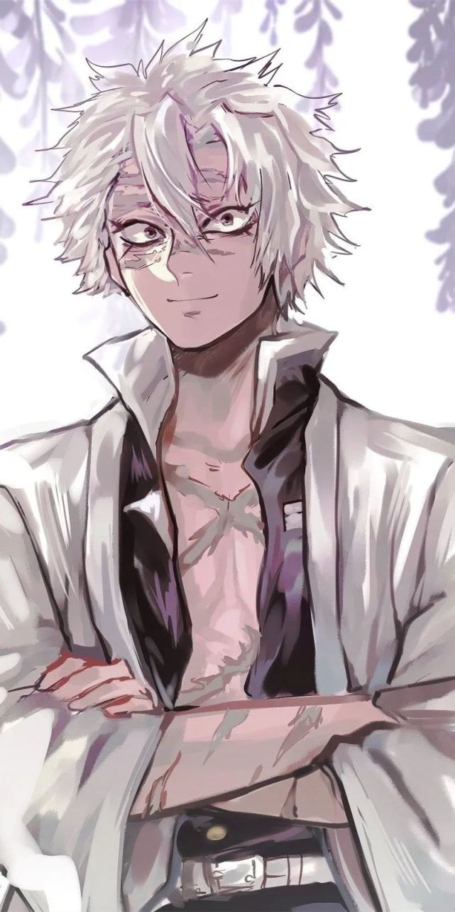 鬼灭之刃不死川实弥动漫全面屏壁纸