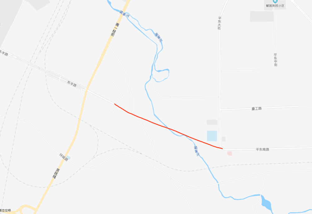 四平一条新路规划公示中东丰桥直通平东大街全长16公里