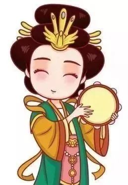 王母娘娘执手鼓的形象