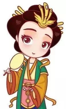 王母娘娘手执团扇的形象