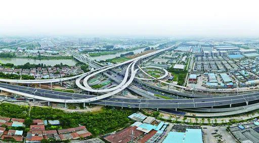 "大喇叭"主体完工,10月"全互通"!|秦洪互通立交桥|秦洪|徐州|匝道