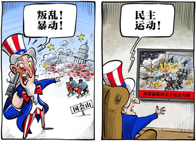 俄罗斯政治漫画图片