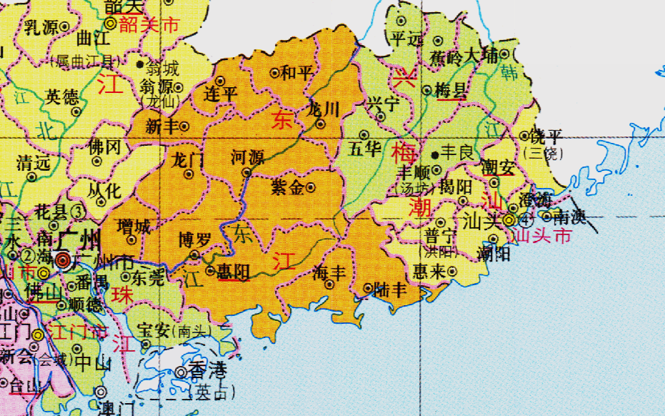 广东省的区划调整21个地级市之一揭阳市如何有5个区县