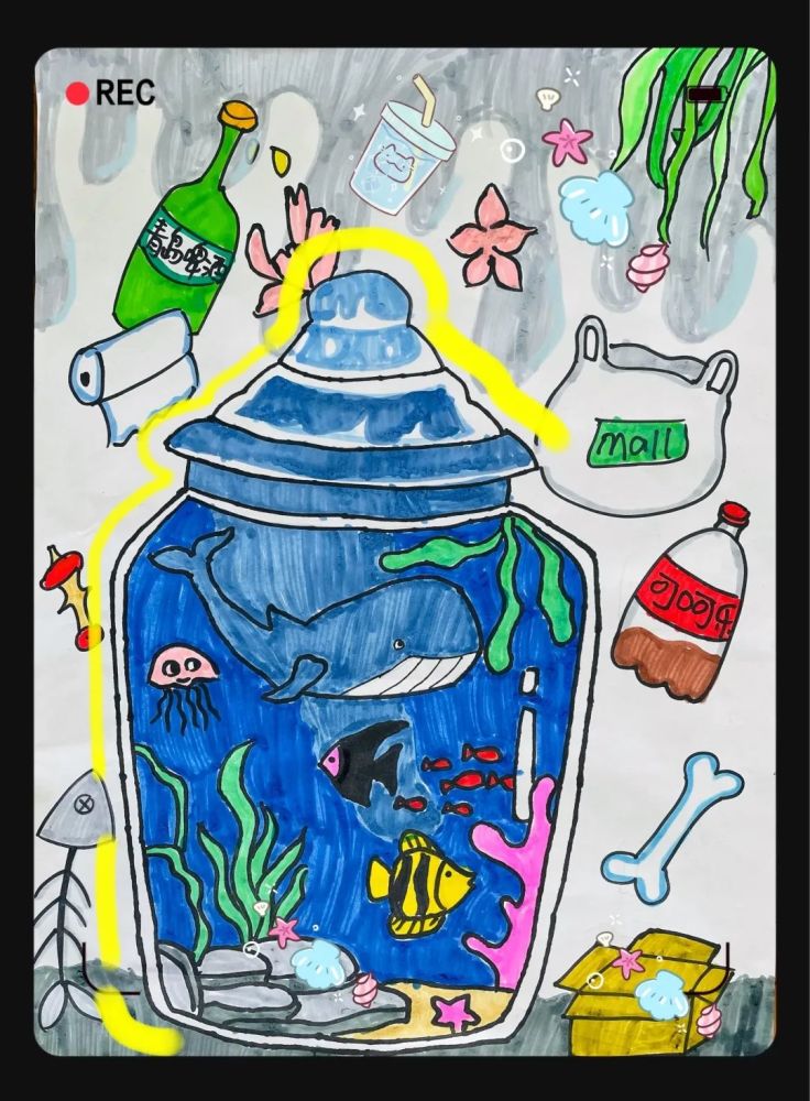 我眼中的生物多样性自然而然首届儿童环保绘画大赛作品展播十