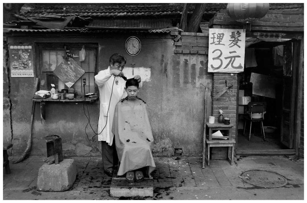 老照片八九十年代北京胡同里的市井生活