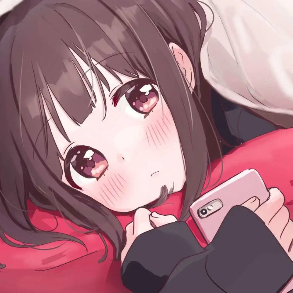 动漫头像生气归生气又不是不喜欢你了