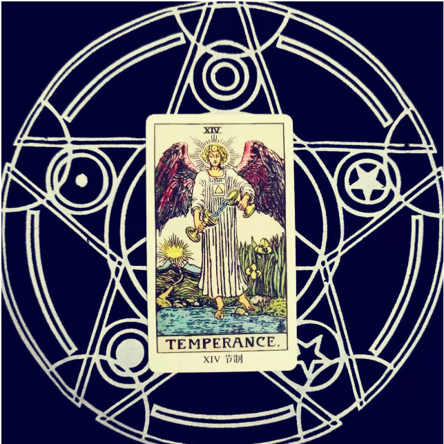 塔罗占卜 14号节制牌 没想到端水大师也是恋爱大师 完美恋爱关系就在这里 腾讯新闻