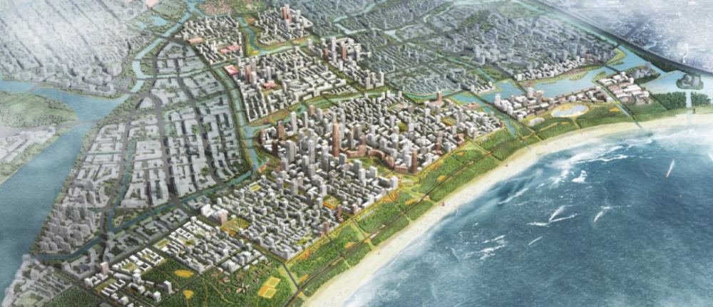 同时, 加快地铁6号线和f1快线滨海新城站周边开发建设,进一步推动