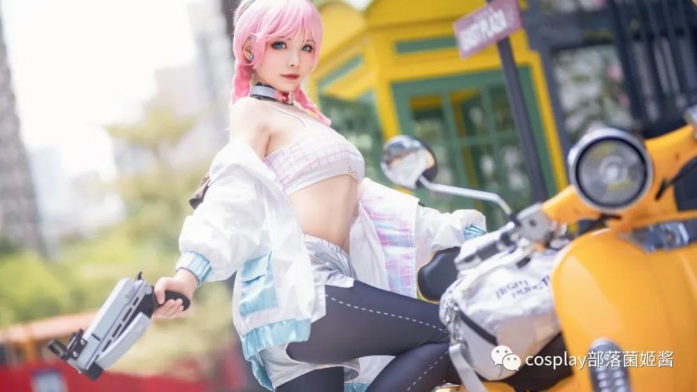 cos:明日方舟浅滩律动蓝毒cos正片@一粒榛子