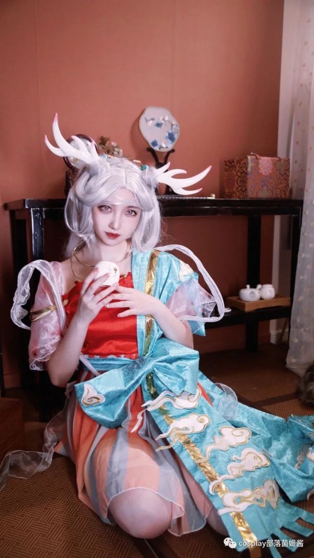 cos:王者荣耀瑶遇见神鹿cos正片@白鸟与龙