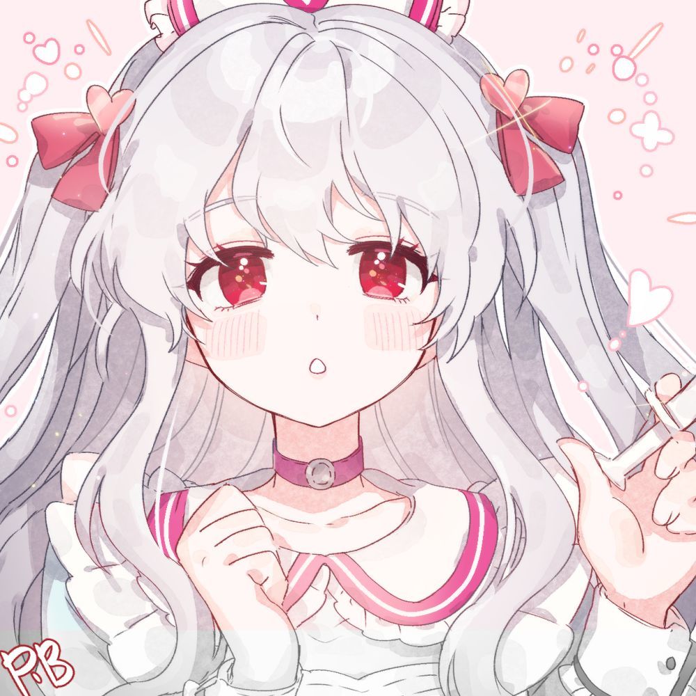 粉色系动漫女头