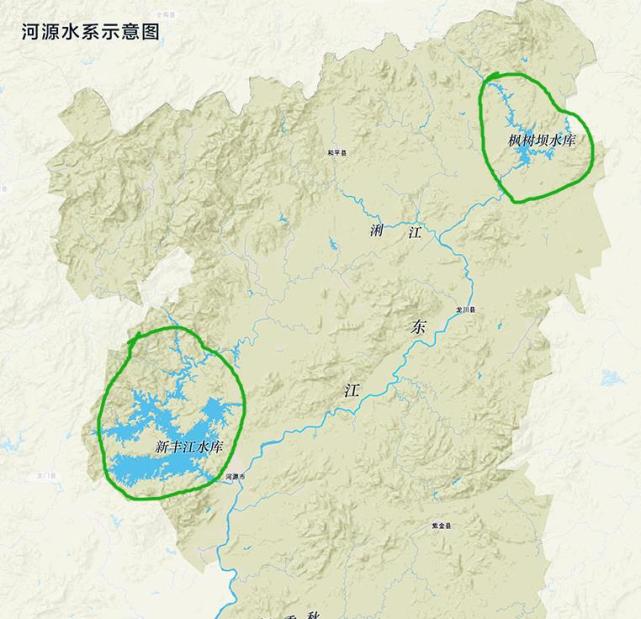 東江客家人居住的最大河谷平原