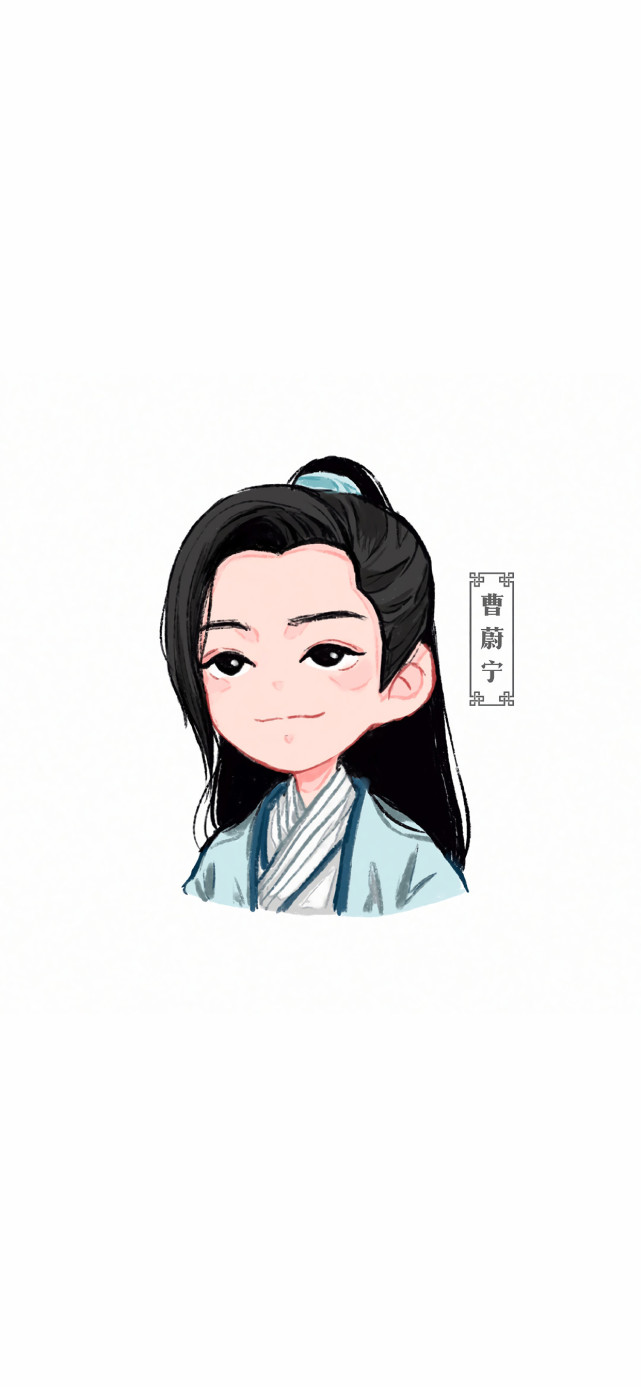 山河令人物壁纸白底手绘系列