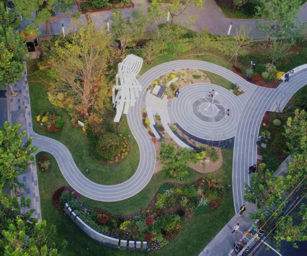 转角遇到美来看看上海那些最美街心花园