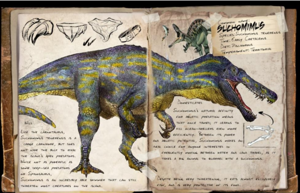 steam沙盒游戏排行榜方舟生存进化似鳄龙是水中的理想坐骑