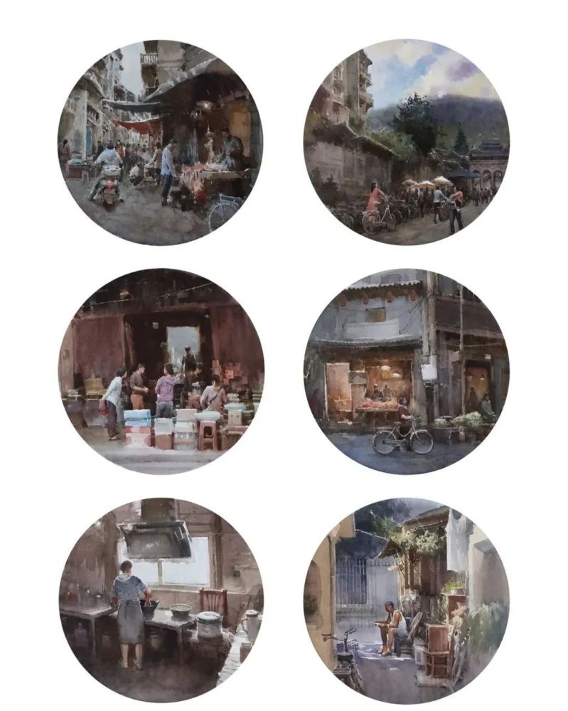 贺文清·水彩作品选_腾讯新闻