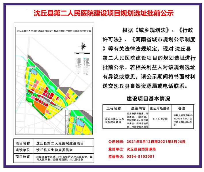 沈丘规划图2015-2030图片