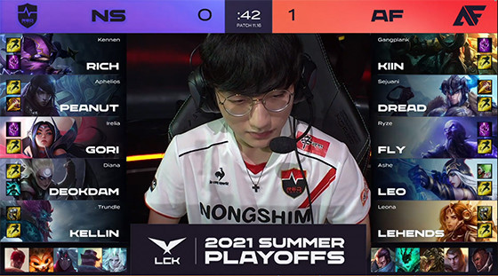 Lck季后赛 厄斐琉斯闪现控三人ns淘汰af晋级第二轮 全网搜