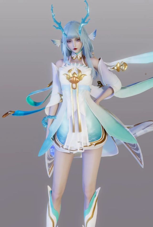 西施游龙清影3d壁纸精选王者荣耀
