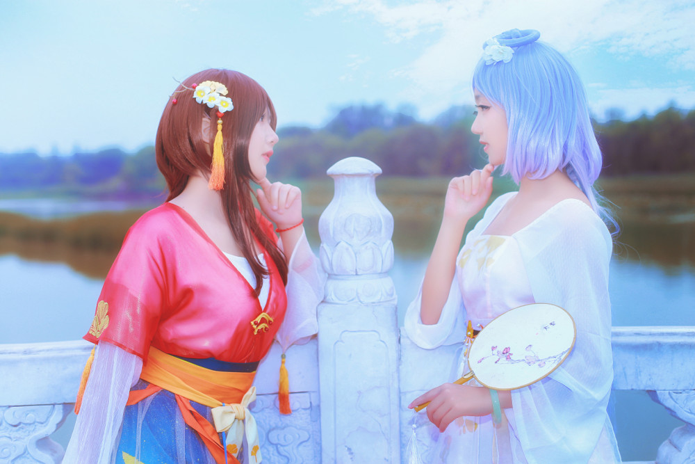 南北组——乐正绫洛天依立秋襦裙