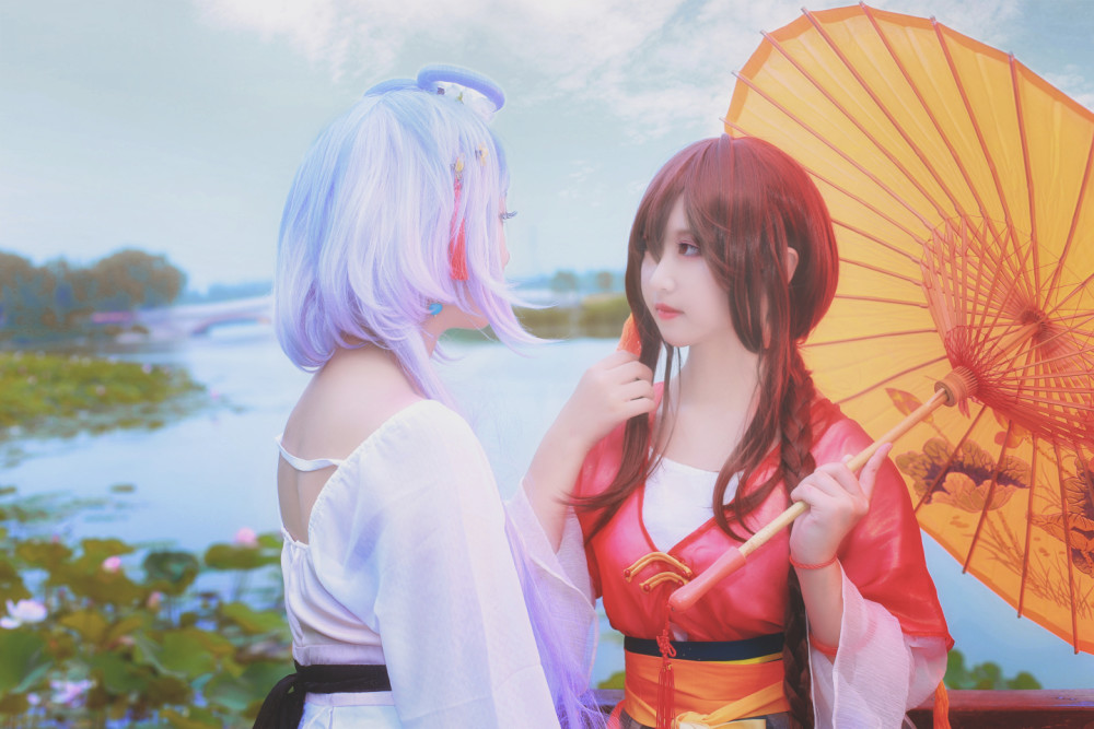 南北组——乐正绫洛天依立秋襦裙