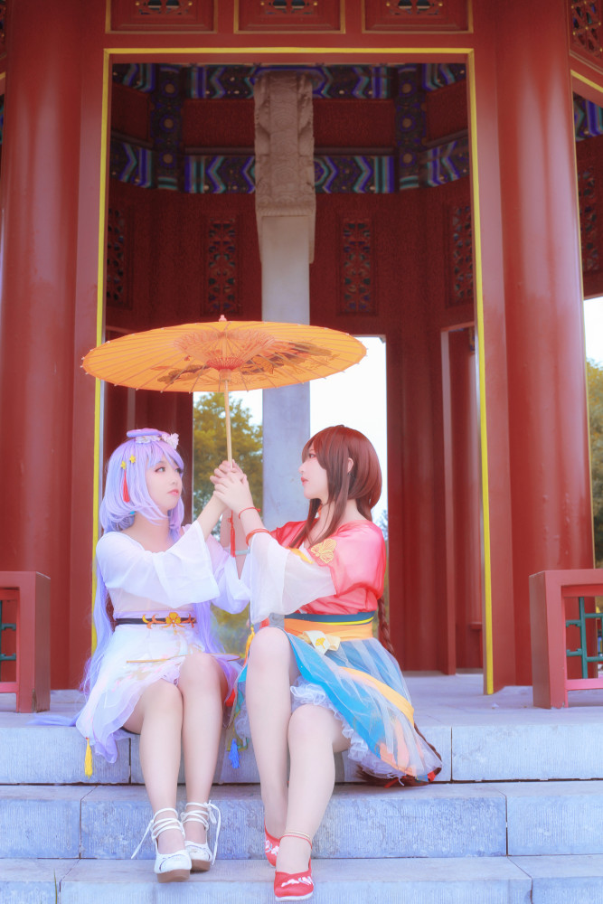 南北组——乐正绫洛天依立秋襦裙