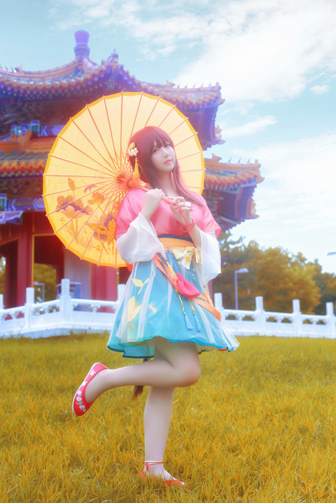 南北组——乐正绫洛天依立秋襦裙