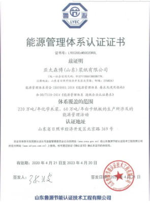 亚太森博建立能源管理体系 促进企业构建长效节能机制 腾讯新闻