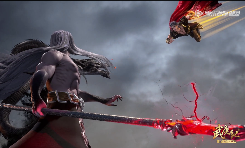 武庚纪第四季:子羽被孔雀救活,武庚和李靖双拳镇压黑龙,李靖惨被血矛