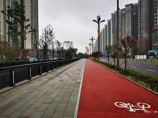 旧路换新颜凤溪凤翔大道提升改造项目地铁站点段完工