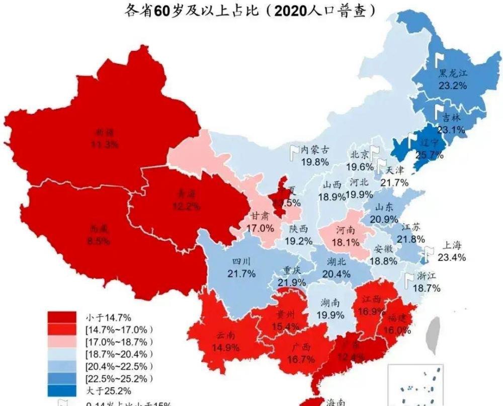 老年人占人口比例_北京大学:2030年我国失能老人将超7765万